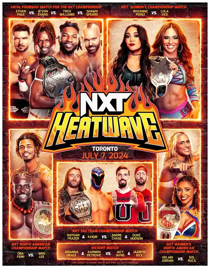 ¿Dónde ver NXT Heatwave 2024? MUNDO WRESTLING